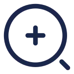 Minimalistic Magnifer Zoom In SVG Icon